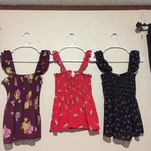 NWT-NWOT 7 xsm. junior woman’s tanks No Boundaries